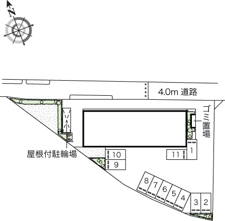 ★手数料０円★八王子市石川町　月極駐車場（LP）
